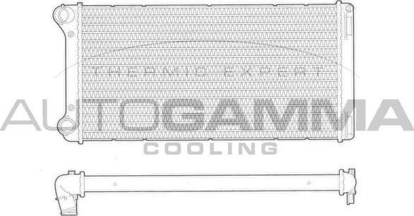 Autogamma 103358 - Radiateur, refroidissement du moteur cwaw.fr