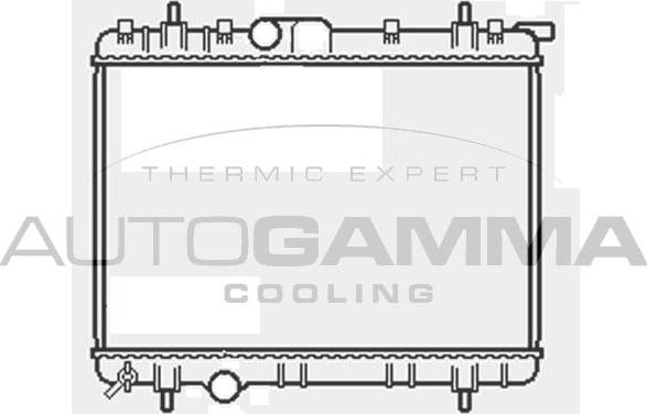 Autogamma 103378 - Radiateur, refroidissement du moteur cwaw.fr