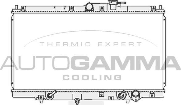 Autogamma 103796 - Radiateur, refroidissement du moteur cwaw.fr