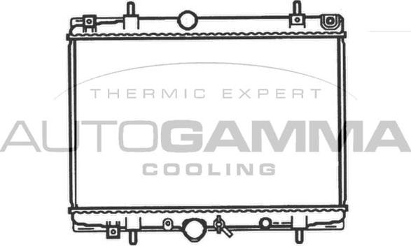 Autogamma 102995 - Radiateur, refroidissement du moteur cwaw.fr