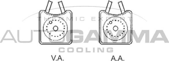 Autogamma 102486 - Radiateur d'huile cwaw.fr