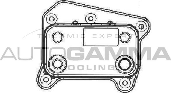 Autogamma 102511 - Radiateur d'huile cwaw.fr