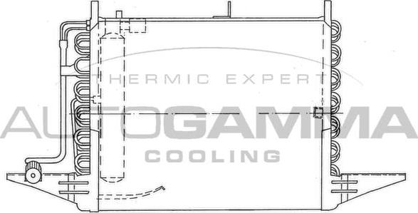 Autogamma 102651 - Condensateur, climatisation cwaw.fr