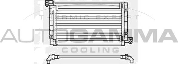 Autogamma 102635 - Condensateur, climatisation cwaw.fr