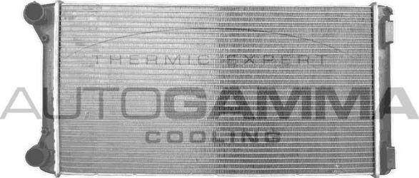 Autogamma 102061 - Radiateur, refroidissement du moteur cwaw.fr