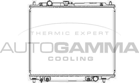 Autogamma 102178 - Radiateur, refroidissement du moteur cwaw.fr