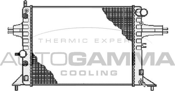 Autogamma 102219 - Radiateur, refroidissement du moteur cwaw.fr