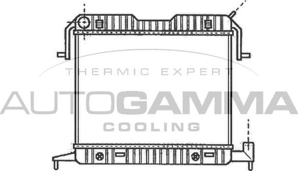 Autogamma 102236 - Radiateur, refroidissement du moteur cwaw.fr