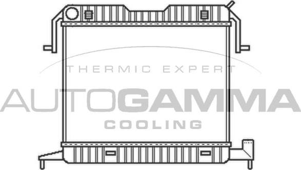 Autogamma 102238 - Radiateur, refroidissement du moteur cwaw.fr