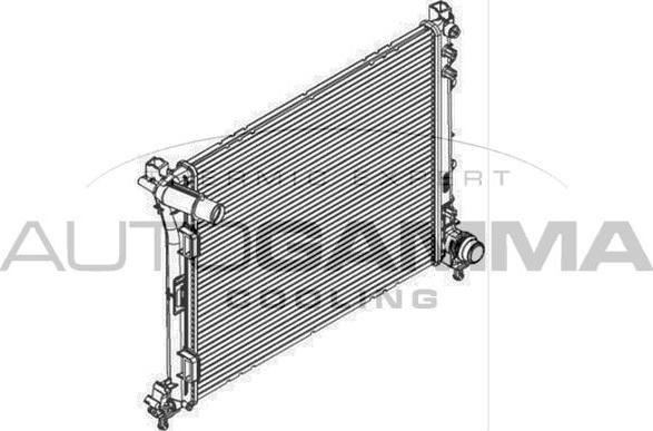 Autogamma 107087 - Radiateur, refroidissement du moteur cwaw.fr