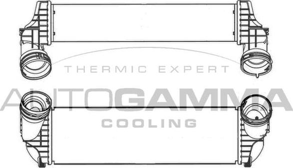 Autogamma 107307 - Intercooler, échangeur cwaw.fr