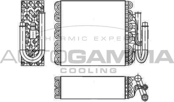 Autogamma 112074 - Évaporateur climatisation cwaw.fr