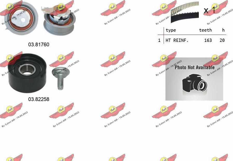 Autokit 04.5488 - Kit de distribution cwaw.fr