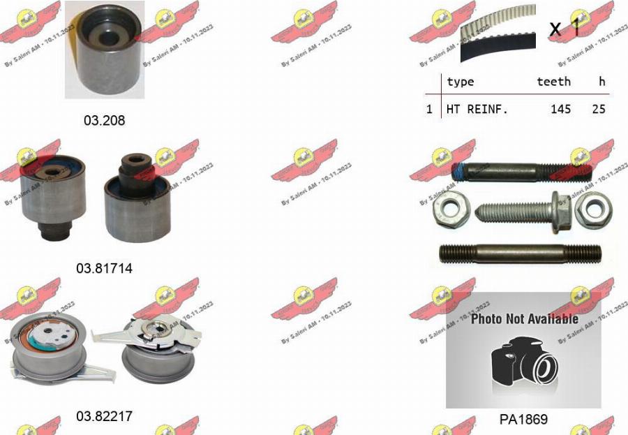 Autokit 04.5477PA3 - Pompe à eau + kit de courroie de distribution cwaw.fr