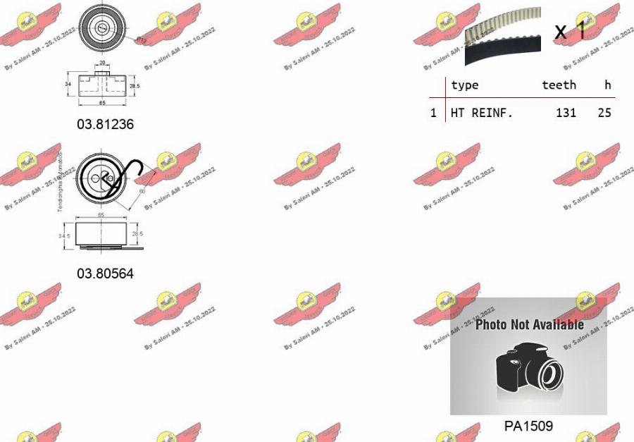 Autokit 04.5057PA - Pompe à eau + kit de courroie de distribution cwaw.fr