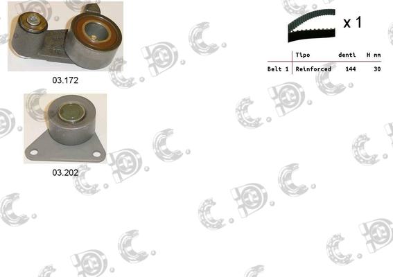 Autokit 04.5085 - Kit de distribution cwaw.fr