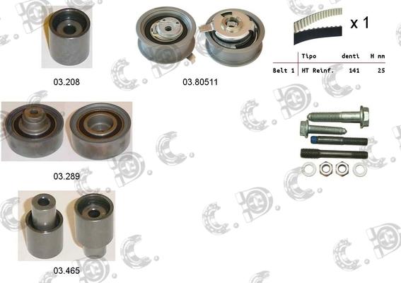 Autokit 04.5023 - Kit de distribution cwaw.fr