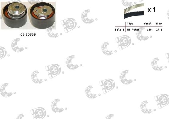 Autokit 04.5109 - Kit de distribution cwaw.fr