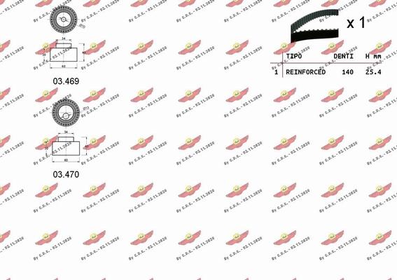 Autokit 04.5104 - Kit de distribution cwaw.fr