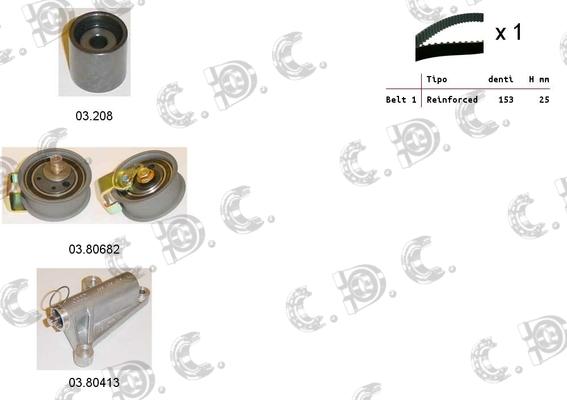 Autokit 04.5100C - Kit de distribution cwaw.fr