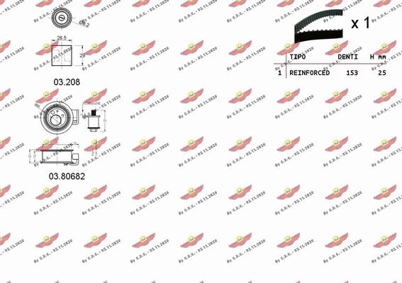 Autokit 04.5100 - Kit de distribution cwaw.fr