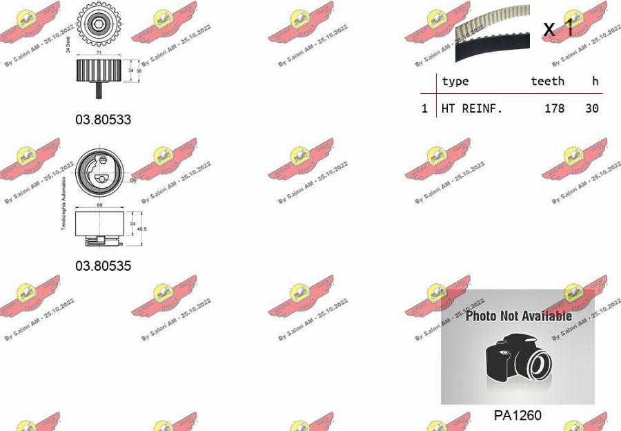 Autokit 04.5114PA - Pompe à eau + kit de courroie de distribution cwaw.fr