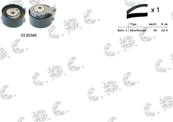 Autokit 04.5111 - Kit de distribution cwaw.fr