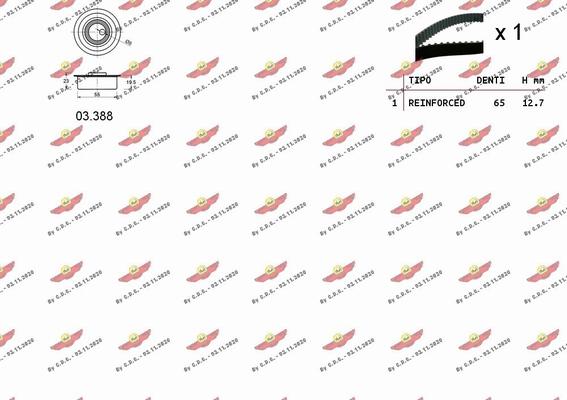 Autokit 04.5187 - Kit de distribution cwaw.fr