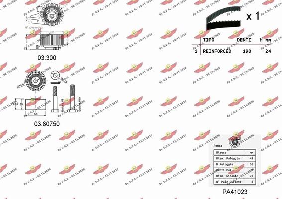 Autokit 04.5125PA - Pompe à eau + kit de courroie de distribution cwaw.fr