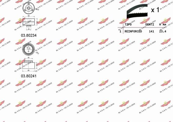 Autokit 04.5126 - Kit de distribution cwaw.fr