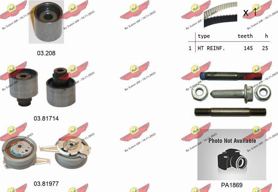 Autokit 04.5355PA3 - Pompe à eau + kit de courroie de distribution cwaw.fr