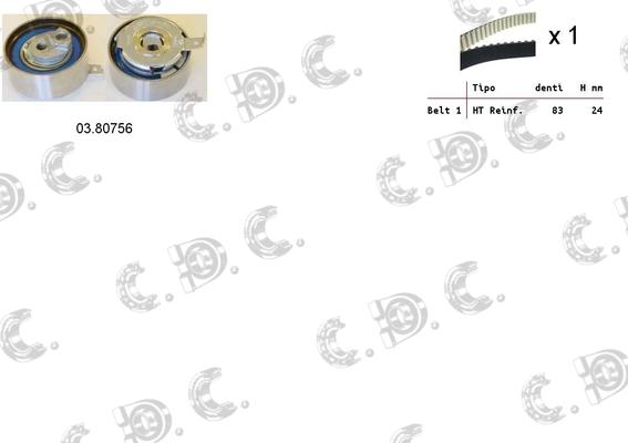 Autokit 04.5303 - Kit de distribution cwaw.fr