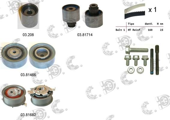 Autokit 04.5314 - Kit de distribution cwaw.fr