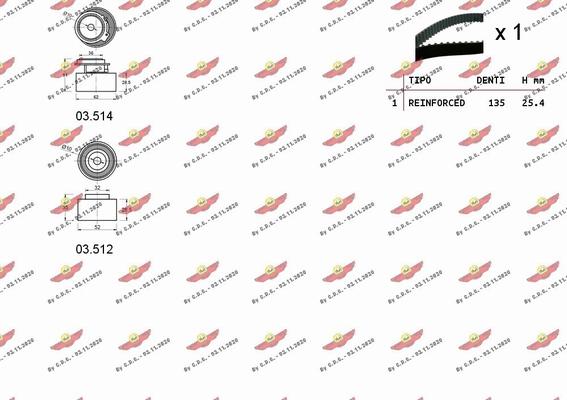 Autokit 04.5331 - Kit de distribution cwaw.fr