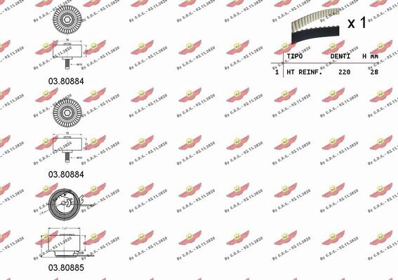 Autokit 04.5256 - Kit de distribution cwaw.fr