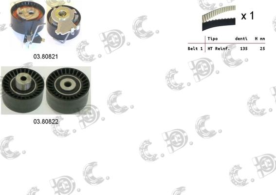 Autokit 04.5269 - Kit de distribution cwaw.fr