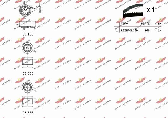 Autokit 04.5232 - Kit de distribution cwaw.fr