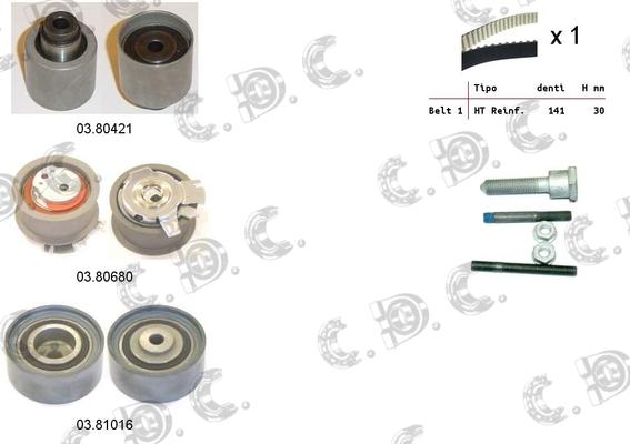 Autokit 04.5279 - Kit de distribution cwaw.fr