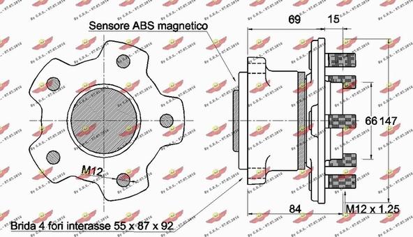 Autokit 01.98188 - Kit de roulements de roue cwaw.fr