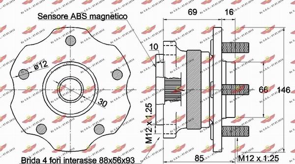 Autokit 01.98214 - Kit de roulements de roue cwaw.fr