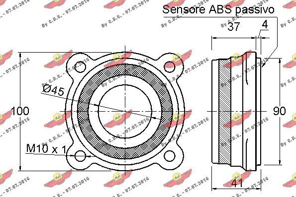 Autokit 01.97491 - Kit de roulements de roue cwaw.fr