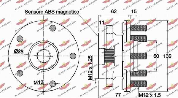 Autokit 01.97664 - Kit de roulements de roue cwaw.fr