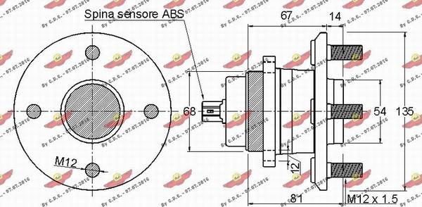 Autokit 01.97395 - Kit de roulements de roue cwaw.fr