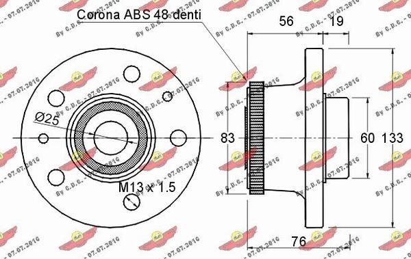 Autokit 01.144 - Kit de roulements de roue cwaw.fr