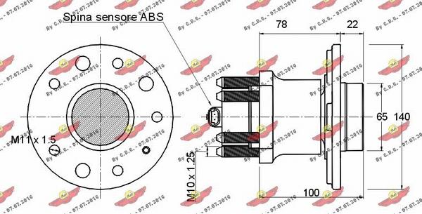 Autokit 01.386 - Kit de roulements de roue cwaw.fr