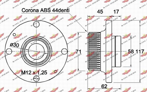 Autokit 01.383 - Kit de roulements de roue cwaw.fr