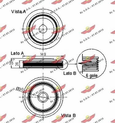 Autokit 03.90079 - Poulie, vilebrequin cwaw.fr