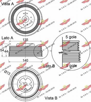 Autokit 03.90346 - Poulie, vilebrequin cwaw.fr