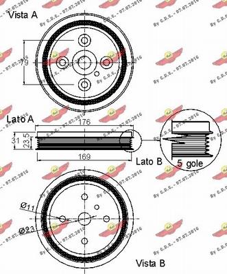 Autokit 03.90209 - Poulie, vilebrequin cwaw.fr