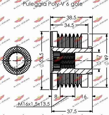 Autokit 03.80402 - Poulie, alternateur cwaw.fr